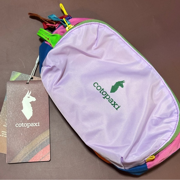 Cotopaxi Colorful Hip Pack with Purple and Green - Picture 1 of 5